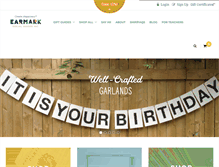 Tablet Screenshot of earmarksocialgoods.com